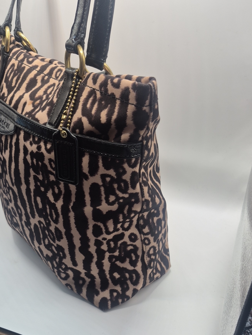 COACH Chelsea Ocelot Leopard Print Tote Bag - Picture 2 of 15